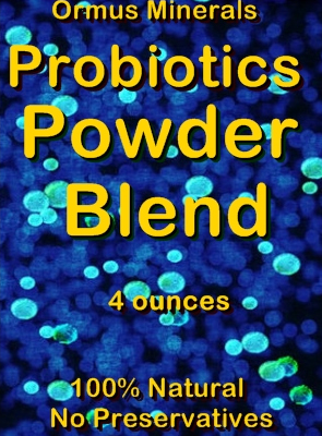 Ormus Minerals -Probiotics Powder Blend